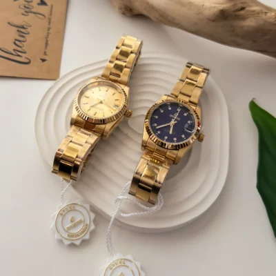 Sportive 32mm Kasa Gold Renk Kadın Çelik Saat