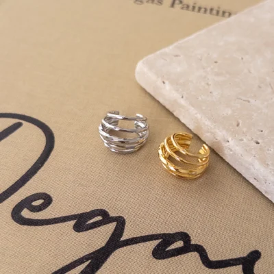 Çoklu Duran Plaka Earcuff Küpe