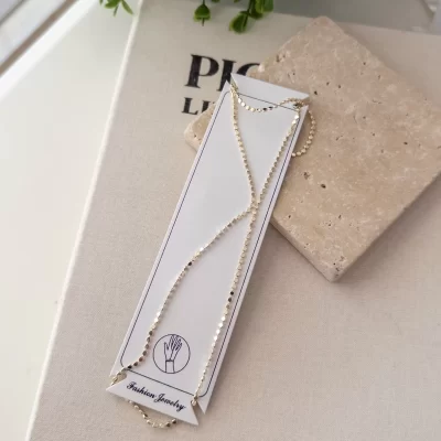 Gold Renk Bileklik Kısmı Dolamalı Ezme Zincir Şahmeran