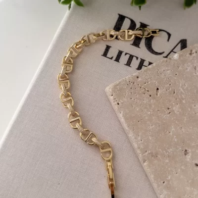 Özel Seri Zirkon Taş İşlemeli Tasarım Marka Bileklik