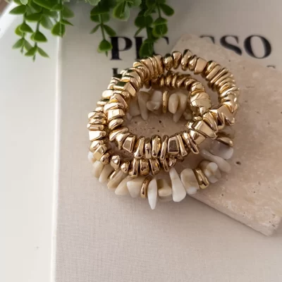 Tasarım Lastikli Üçlü Bileklik