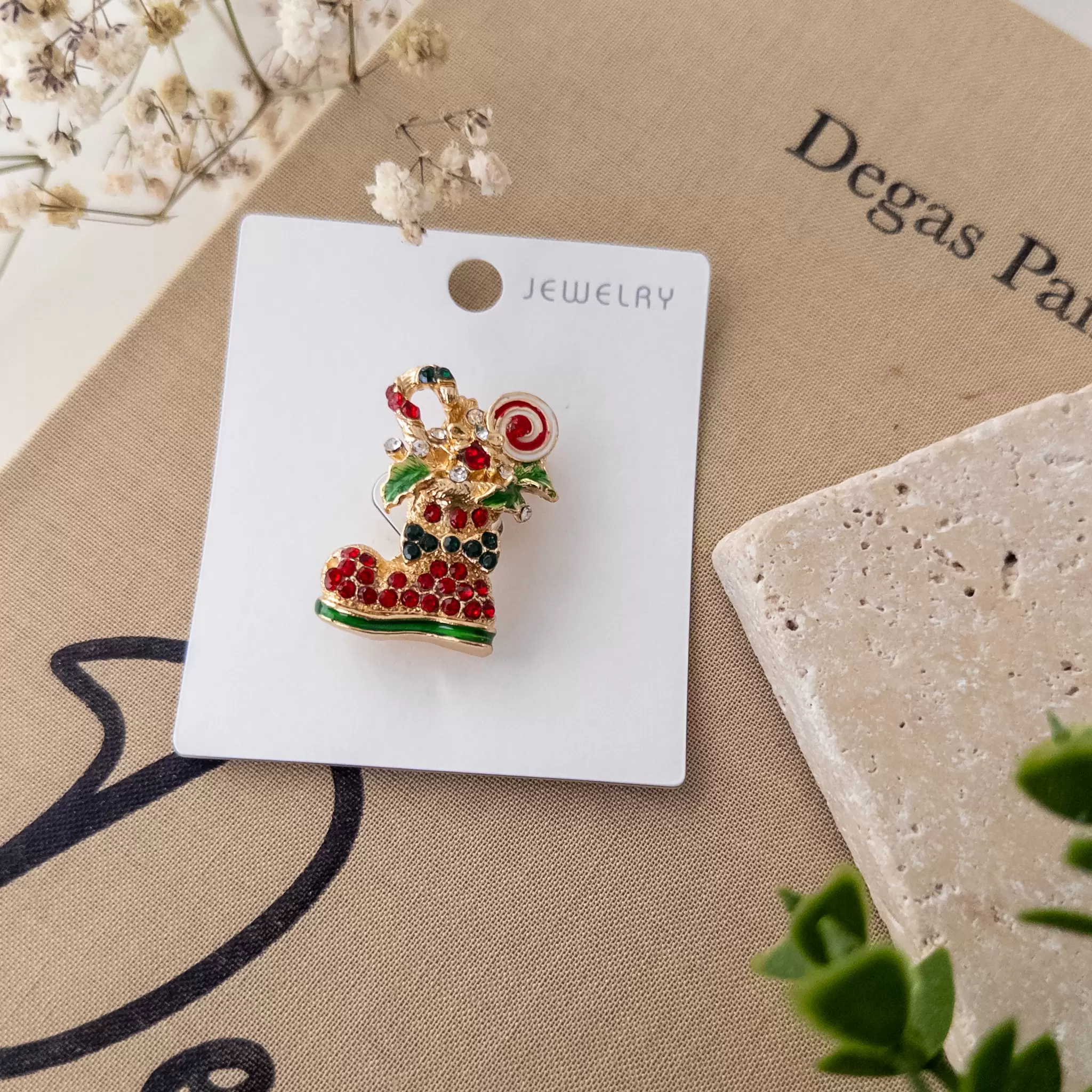 Yılbaşı Temalı Çorap Broş