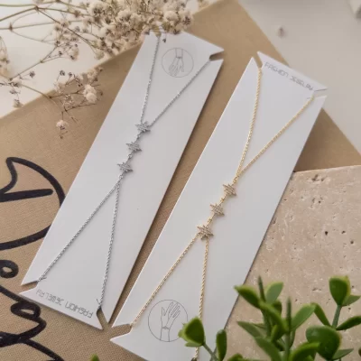 Zirkon Taşlı Kutupyıldızı Zarif Şahmeran