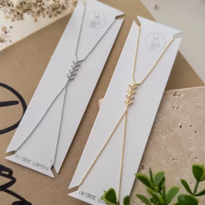 Zirkon Taşlı Ok Figürlü Zarif Şahmeran