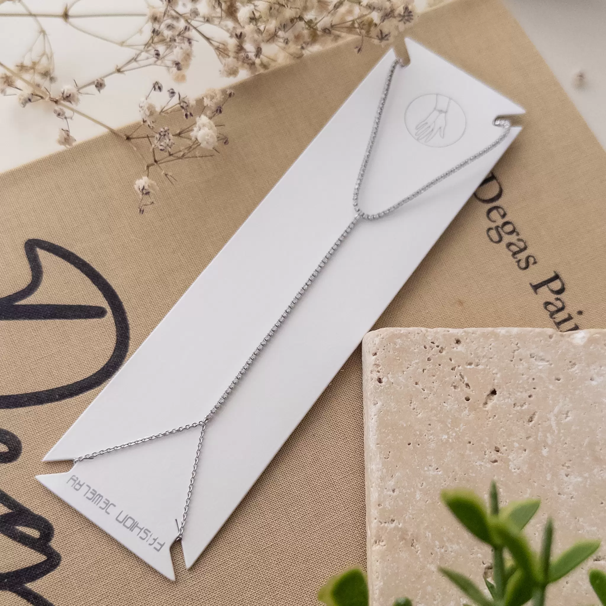 Zirkon Taşlı Su Yolu Zarif Şahmeran