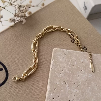 Xp Özel Seri Elips Halka Örgü Zincir Bileklik