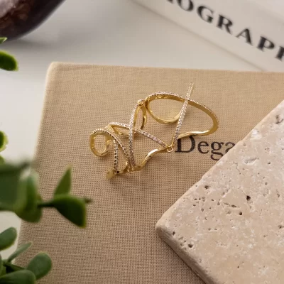 Alttan Ayarlanabilir Tasarım Uzun Yüzük