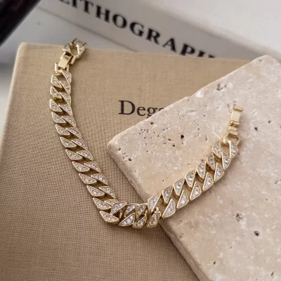 Özel Seri Full Zirkon Taşlı Zincir Bileklik