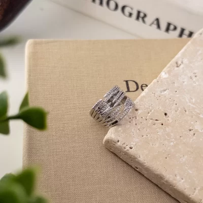 Üstten Ayarlanabilir Zirkon Taşlı Çoklu Tasarım Yüzük