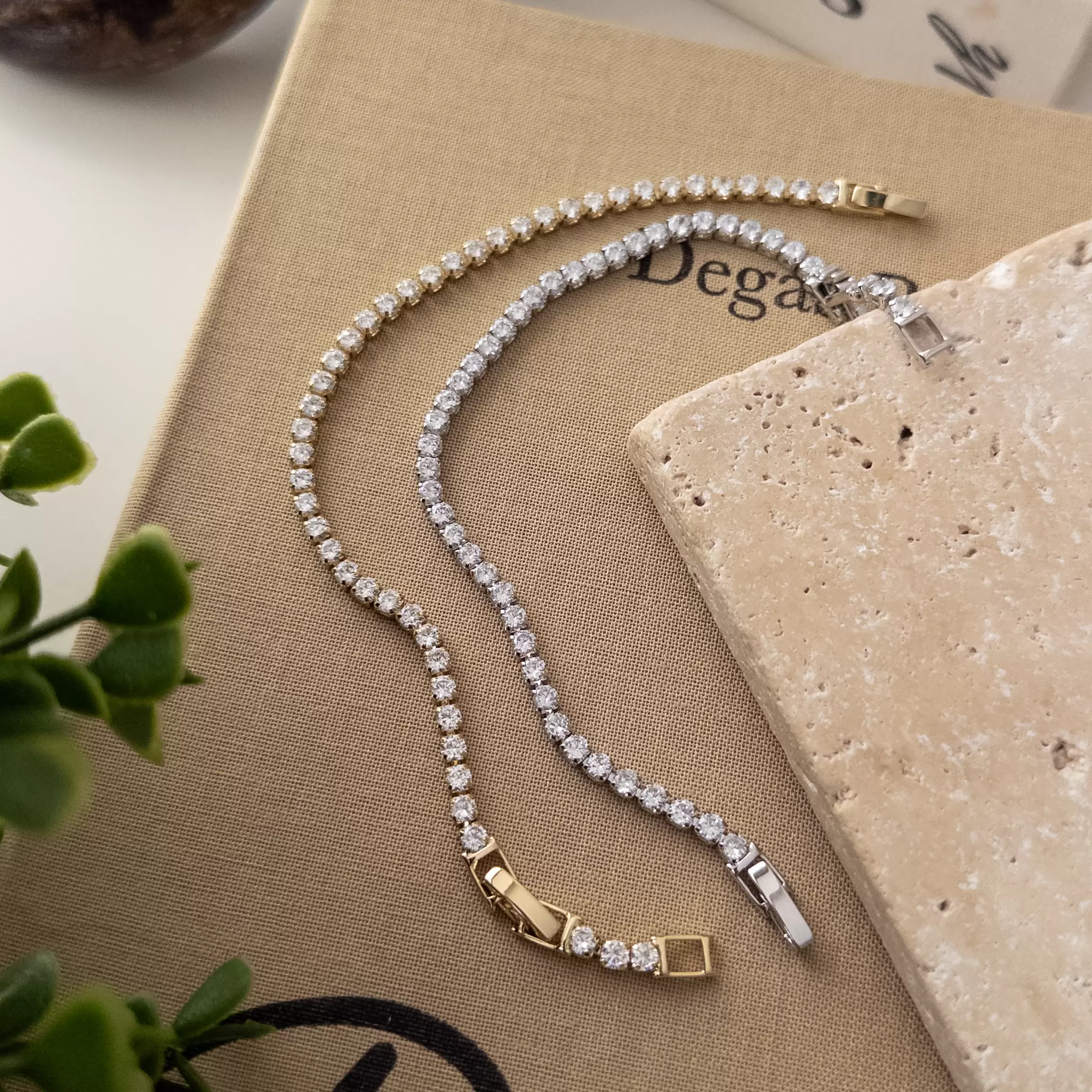 Xp Özel Seri 2mm Zirkon Taş Su Yolu Bileklik