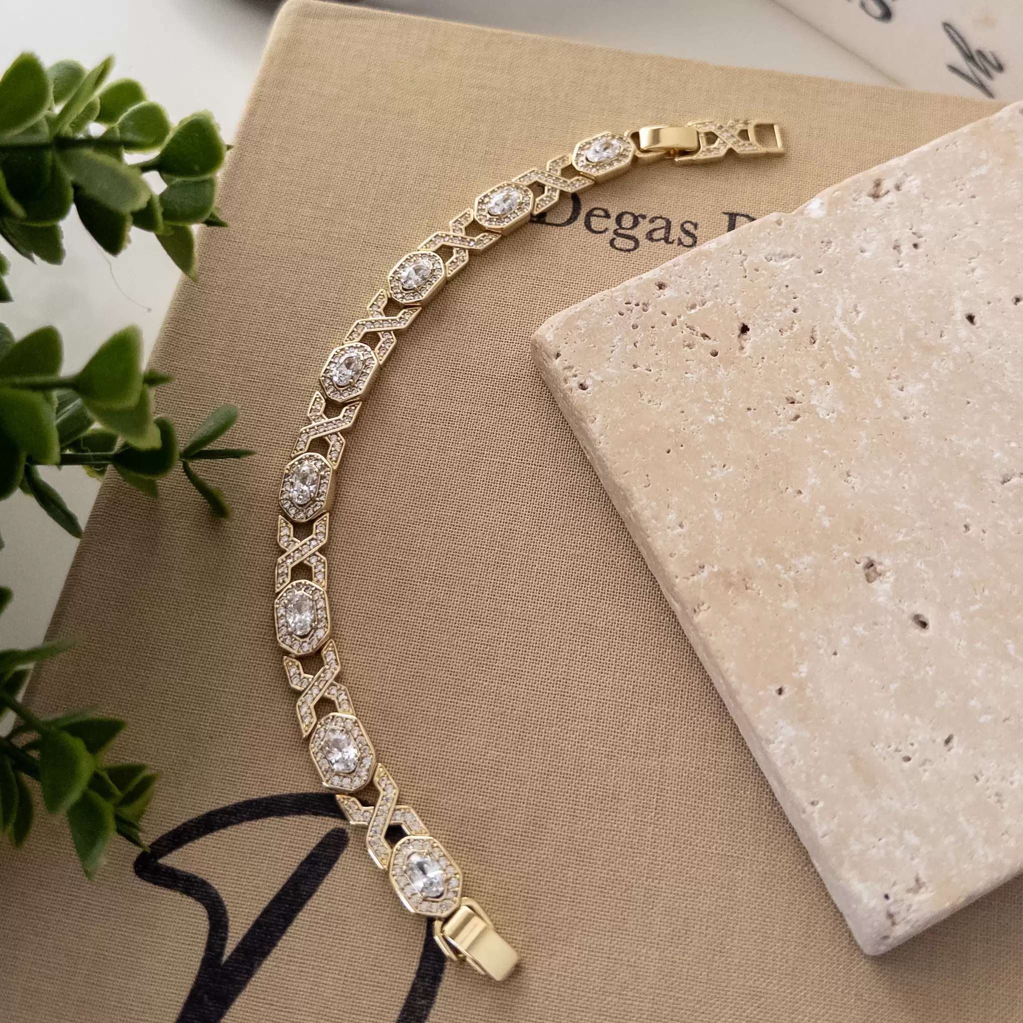 Xp Özel Seri Full Zirkon Taş İşlemeli Tasarım Bileklik