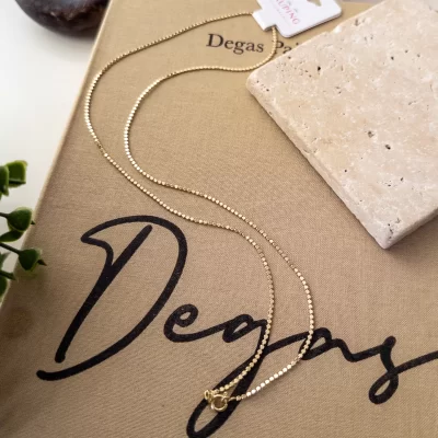 Xp Özel Seri İnce Ezme Plaka 60cm Zarif Kolye