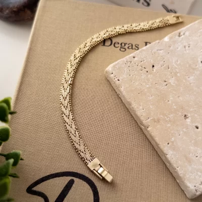 Xp Özel Seri Lazer Kesim İşlemeli Tasarım Bileklik