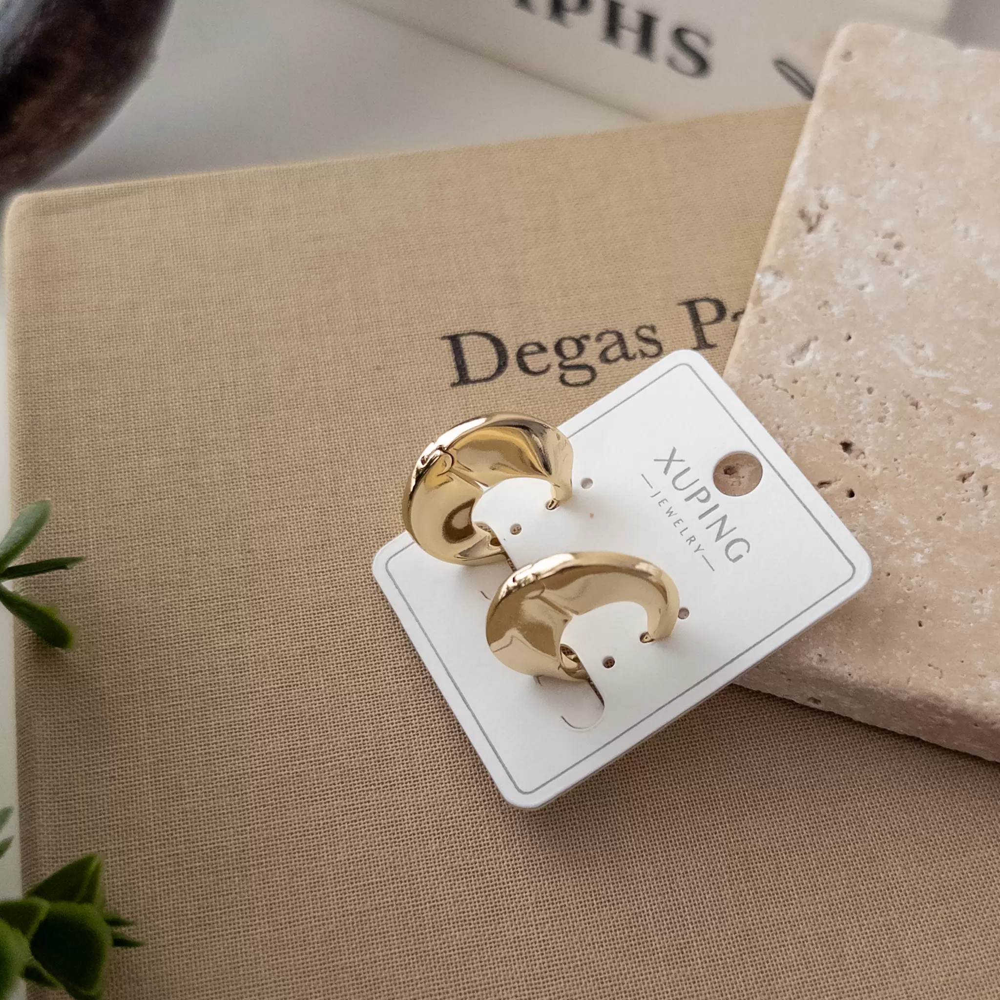 Xp Özel Seri Plaka Tasarım Halka Küpe