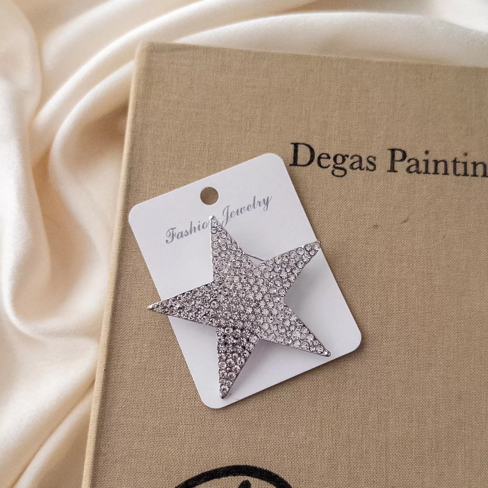 Zirkon Taşlı Büyük Yıldız Broş