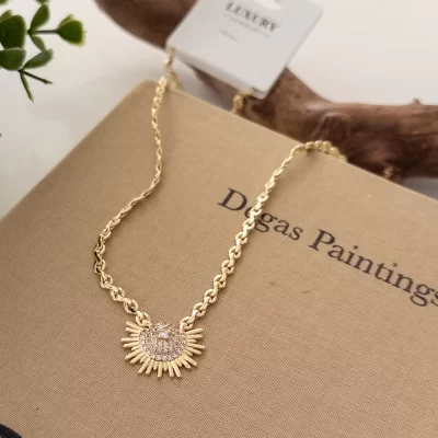 Zirkon Taş Detaylı Yeni Sezon Kolye